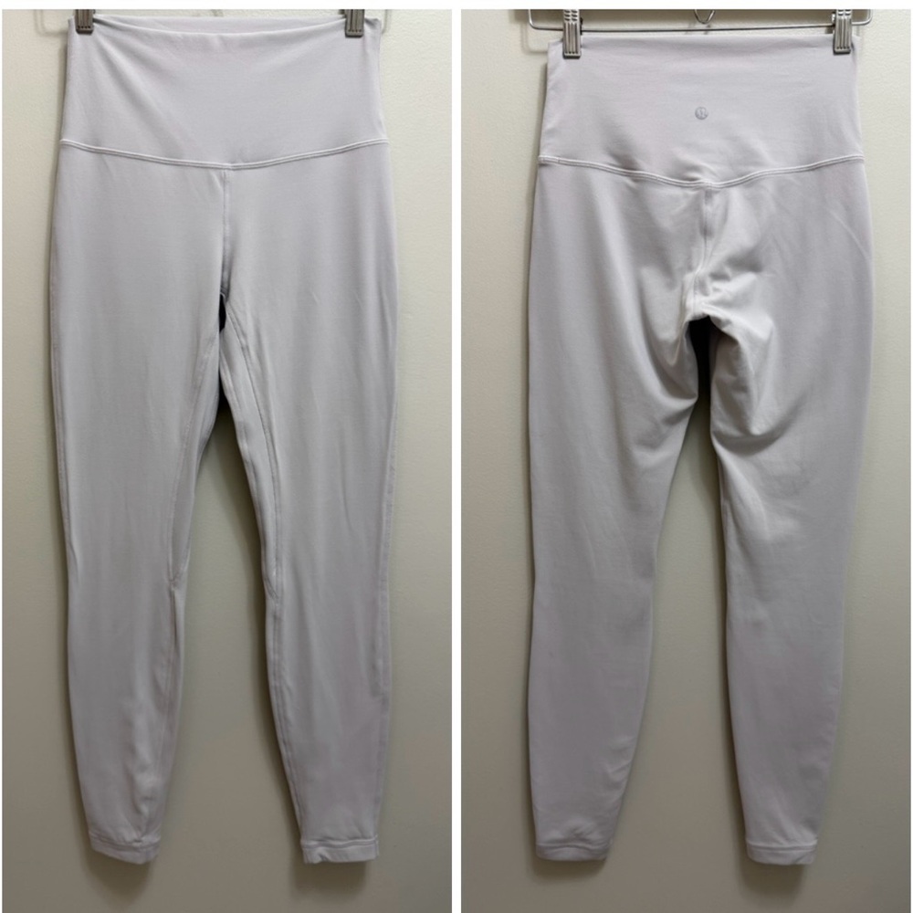 Lululemon Align Leggings 28” Nulu in Chrome Size 6 - Picture 2 of 9